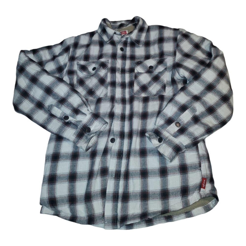 Wrangler Button Up Flannel Jacket